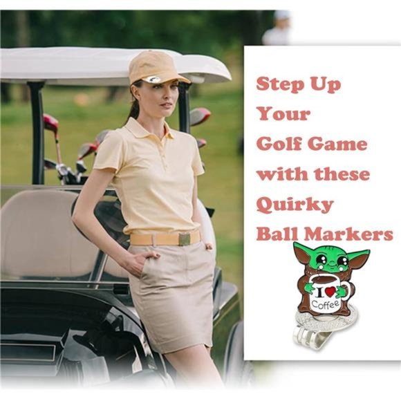 Golf Ball Marker with Magnetic Golf Hat Clip, Golf Accessories - Picture 5 of 8